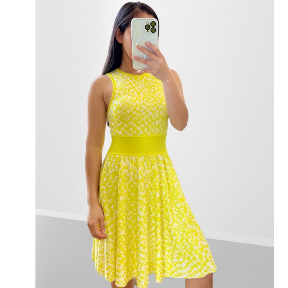 ISSA London Crew Neck A- Line Mini Dress Size Small